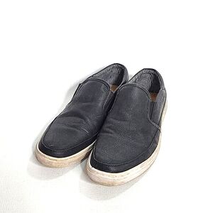 Steve Madden black Grissom slip-on shoes
